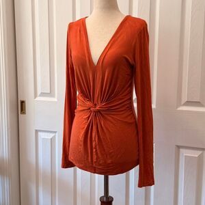 Elie-tahari Women's Orange Blouse